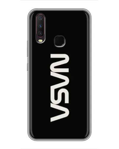Чехол для Vivo Y17 с картинкой «NASA — вертикальный логотип» Чехол для Vivo Y17 с картинкой «NASA — вертикальный логотип»