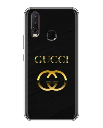 Чехол для Vivo Y17 с картинкой «Золотой логотип Gucci» Чехол для Vivo Y17 с картинкой «Золотой логотип Gucci»