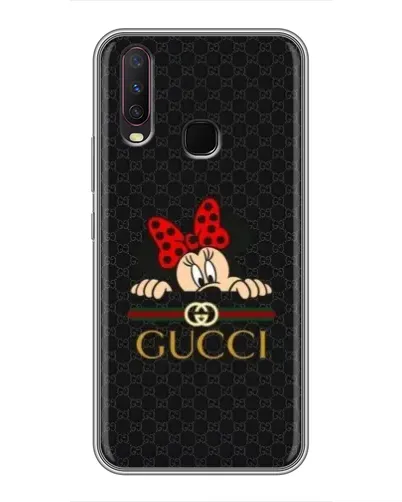 Чехол для Vivo Y17 с картинкой «Минни Маус Gucci — черный» Чехол для Vivo Y17 с картинкой «Минни Маус Gucci — черный»