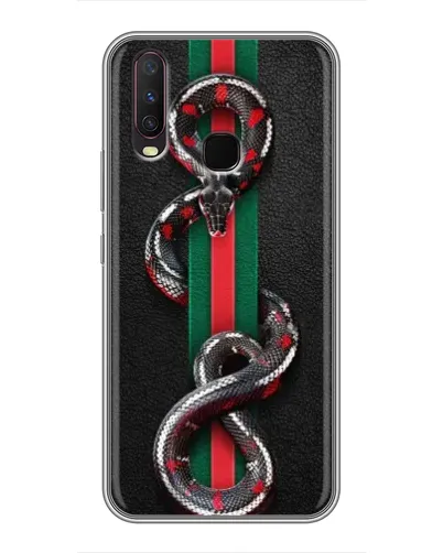 Чохол для Vivo Y17 з картинкою «Gucci — змія на смузі» Чохол для Vivo Y17 з картинкою «Gucci — змія на смузі»