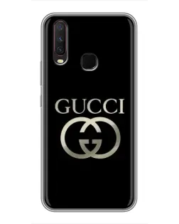 Чохол для Vivo Y17 з картинкою «Gucci — золото на чорному» Чохол для Vivo Y17 з картинкою «Gucci — золото на чорному»