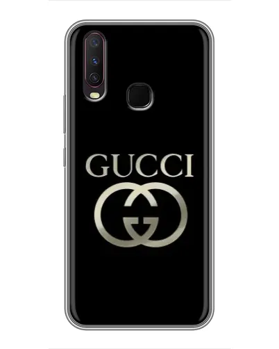Чохол для Vivo Y17 з картинкою «Gucci — золото на чорному» Чохол для Vivo Y17 з картинкою «Gucci — золото на чорному»