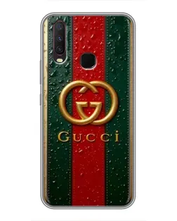 Чохол для Vivo Y17 з картинкою «Gucci — фірмова смуга та золото» Чохол для Vivo Y17 з картинкою «Gucci — фірмова смуга та золото»