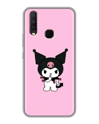 Чехол для Vivo Y17 с картинкой «Kuromi — розовая нежность»