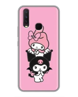 Чехол для Vivo Y17 с картинкой «My Melody и Kuromi» Чехол для Vivo Y17 с картинкой «My Melody и Kuromi»