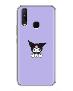 Чехол для Vivo Y17 с картинкой «Kuromi — фиолетовый минимализм» Чехол для Vivo Y17 с картинкой «Kuromi — фиолетовый минимализм»