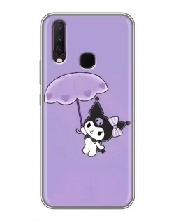 Чехол для Vivo Y17 с картинкой «Kuromi с зонтиком» Чехол для Vivo Y17 с картинкой «Kuromi с зонтиком»
