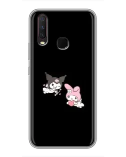 Чехол для Vivo Y17 с картинкой «My Melody и Kuromi» Чехол для Vivo Y17 с картинкой «My Melody и Kuromi»