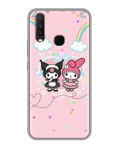 Чехол для Vivo Y17 с картинкой «My Melody и Kuromi»