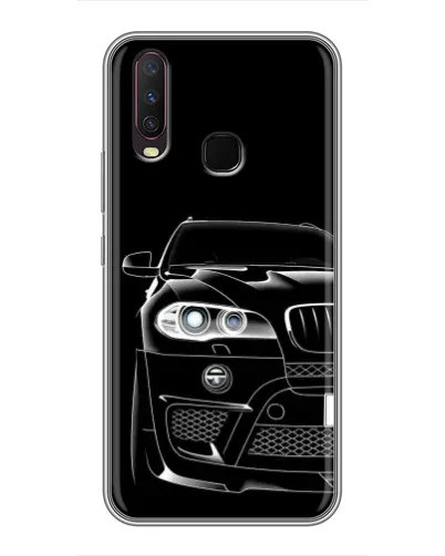 Чехол для Vivo Y17 с картинкой «Темный силуэт BMW» Чехол для Vivo Y17 с картинкой «Темный силуэт BMW»