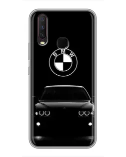 Чехол для Vivo Y17 с картинкой «BMW — взгляд из темноты»