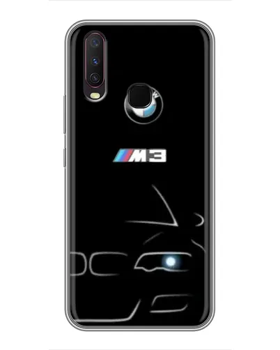 Чехол для Vivo Y17 с картинкой «Минималистичный принт BMW M3» Чехол для Vivo Y17 с картинкой «Минималистичный принт BMW M3»