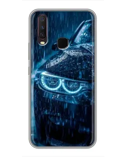 Чехол для Vivo Y17 с картинкой «BMW под дождем»