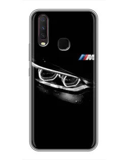 Чехол для Vivo Y17 с картинкой «BMW — взгляд тигра»