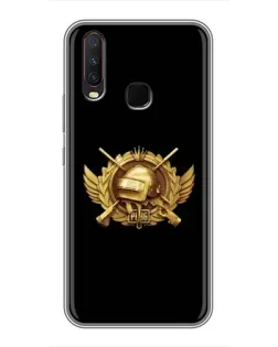 Чехол для Vivo Y17 с картинкой «PUBG — оранжевый градиент» Чехол для Vivo Y17 с картинкой «PUBG — оранжевый градиент»