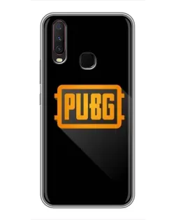 Чехол для Vivo Y17 с картинкой «PUBG — рамка лого»