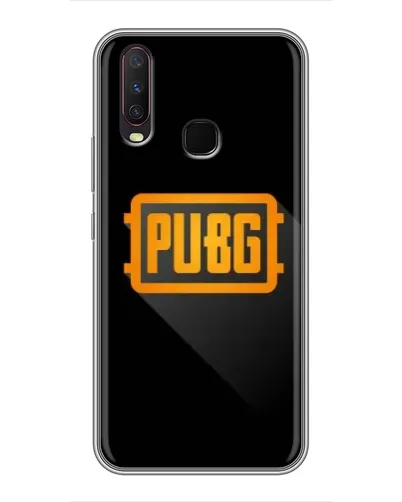 Чехол для Vivo Y17 с картинкой «PUBG — рамка лого»