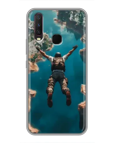 Чехол для Vivo Y17 с картинкой «PUBG — свободное падение»