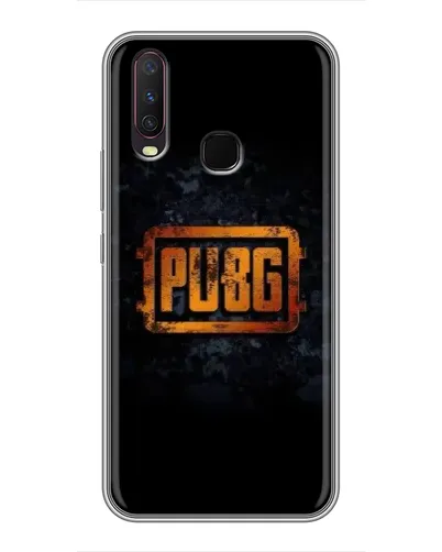 Чехол для Vivo Y17 с картинкой «PUBG — золотой логотип»