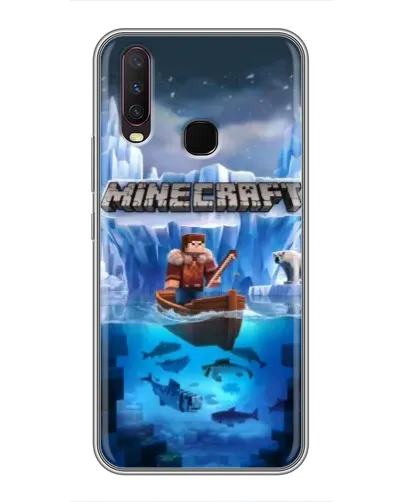 Чехол для Vivo Y17 с картинкой «Minecraft ледяной мир» Чехол для Vivo Y17 с картинкой «Minecraft ледяной мир»