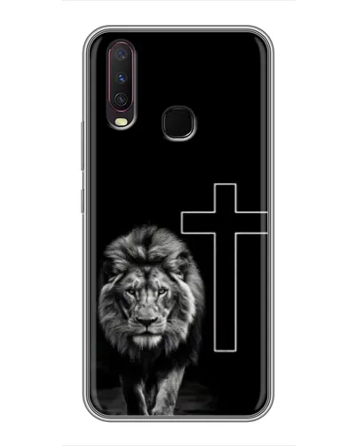 Чехол для Vivo Y17 с картинкой «Лев и Крест»