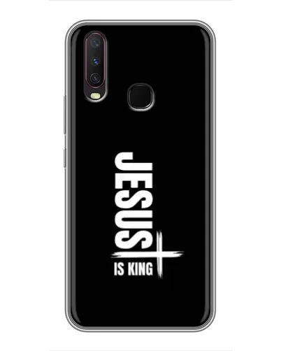 Чехол для Vivo Y17 с картинкой «Вертикаль веры Jesus»