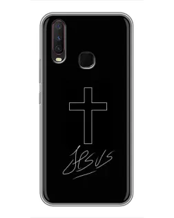 Чохол для Vivo Y17 з картинкою «Графічний хрест Jesus» Чохол для Vivo Y17 з картинкою «Графічний хрест Jesus»