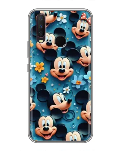 Чехол для Vivo Y17 с картинкой «Паттерн Микки и Минни» Чехол для Vivo Y17 с картинкой «Паттерн Микки и Минни»