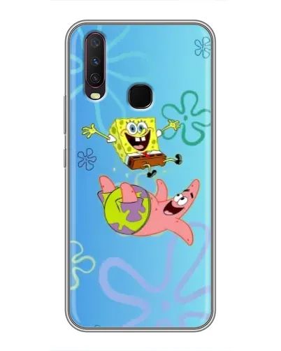 Чехол для Vivo Y17 с картинкой «Спанч Боб и Патрик» Чехол для Vivo Y17 с картинкой «Спанч Боб и Патрик»