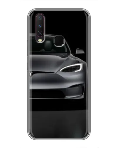 Чехол для Vivo Y17 с картинкой «Tesla Model S Look» Чехол для Vivo Y17 с картинкой «Tesla Model S Look»