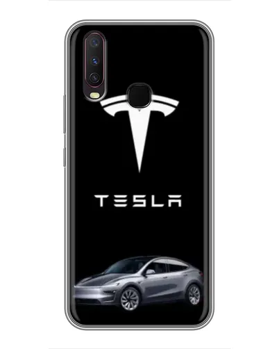Чехол для Vivo Y17 с картинкой «Tesla Model Y» Чехол для Vivo Y17 с картинкой «Tesla Model Y»