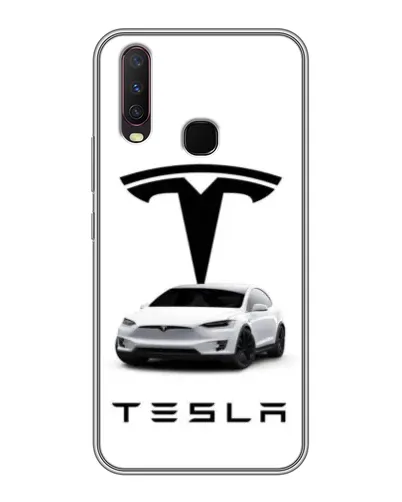 Чехол для Vivo Y17 с картинкой «Tesla White Style» Чехол для Vivo Y17 с картинкой «Tesla White Style»