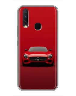 Чехол для Vivo Y17 с картинкой «Красный Mercedes AMG»