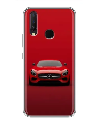 Чехол для Vivo Y17 с картинкой «Красный Mercedes AMG»