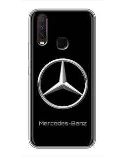 Чехол для Vivo Y17 с картинкой «Mercedes Silver Logo»