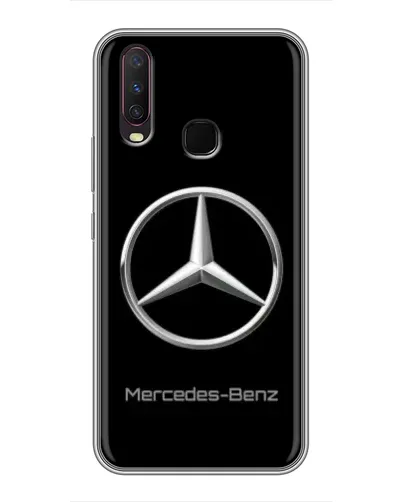 Чехол для Vivo Y17 с картинкой «Mercedes Silver Logo»