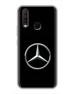 Чехол для Vivo Y17 с картинкой «Mercedes классический лого»