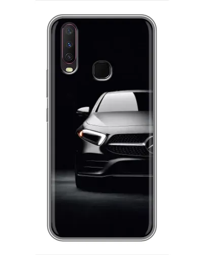 Чехол для Vivo Y17 с картинкой «Свет фар Mercedes»