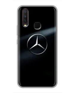 Чохол для Vivo Y17 з картинкою «Mercedes на металі»