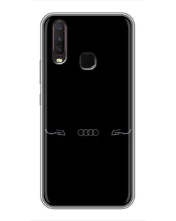 Чехол для Vivo Y17 с картинкой «Audi — световой подпись» Чехол для Vivo Y17 с картинкой «Audi — световой подпись»