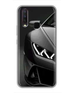 Чехол для Vivo Y17 с картинкой «Lamborghini фары детализация»