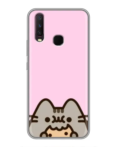 Чехол для Vivo Y17 с картинкой «Pusheen и печенье» Чехол для Vivo Y17 с картинкой «Pusheen и печенье»