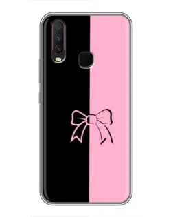 Чехол для Vivo Y17 с картинкой «Половинки банта»