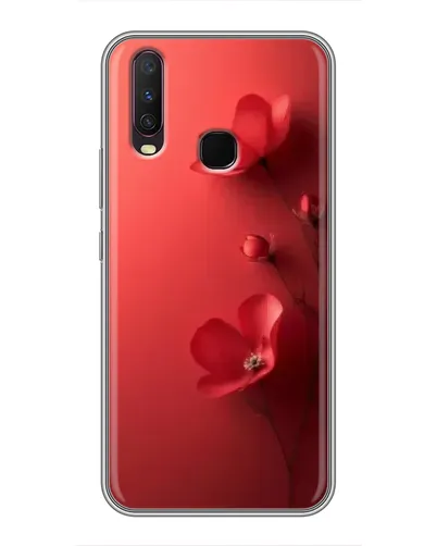 Чехол для Vivo Y17 с картинкой «Маковые соцветия»