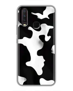 Чехол для Vivo Y17 с картинкой «Черно-белое пятно»