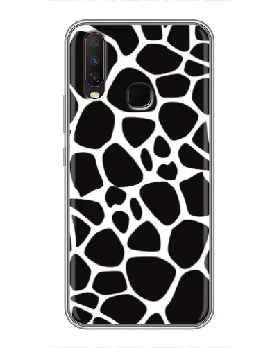 Чехол для Vivo Y17 с картинкой «Черно-белый жираф» Чехол для Vivo Y17 с картинкой «Черно-белый жираф»