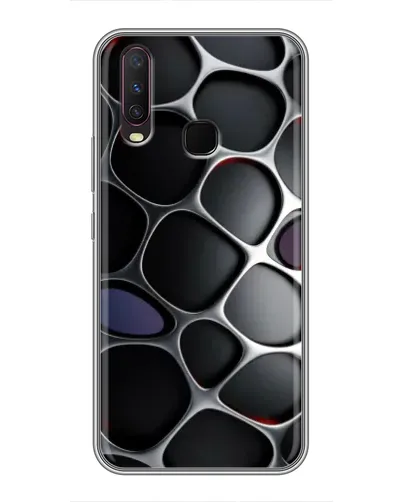 Чехол для Vivo Y17 с картинкой «Объемная темная решетка» Чехол для Vivo Y17 с картинкой «Объемная темная решетка»