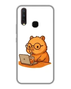 Чохол для Vivo Y17 з картинкою «Капібара з ноутбуком» Чохол для Vivo Y17 з картинкою «Капібара з ноутбуком»