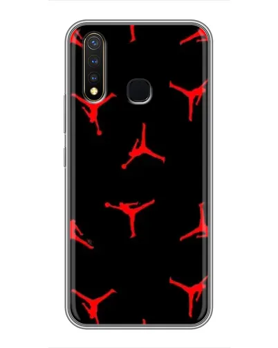 Чехол для Vivo Y19 с картинкой «Jordan Red Pattern» Чехол для Vivo Y19 с картинкой «Jordan Red Pattern»