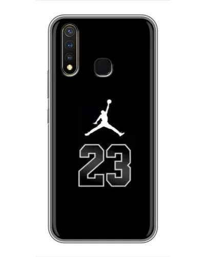 Чехол для Vivo Y19 с картинкой «Jordan Flight 23» Чехол для Vivo Y19 с картинкой «Jordan Flight 23»